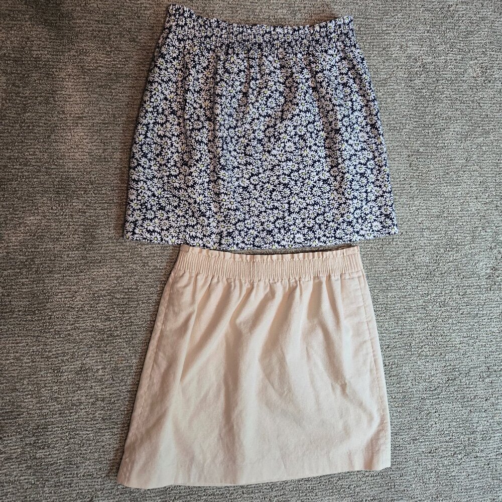 J.Crew - Two short skirts buy one, get one free. Size 12
